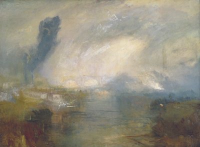 De Theems boven Waterloo Bridge door Joseph Mallord William Turner